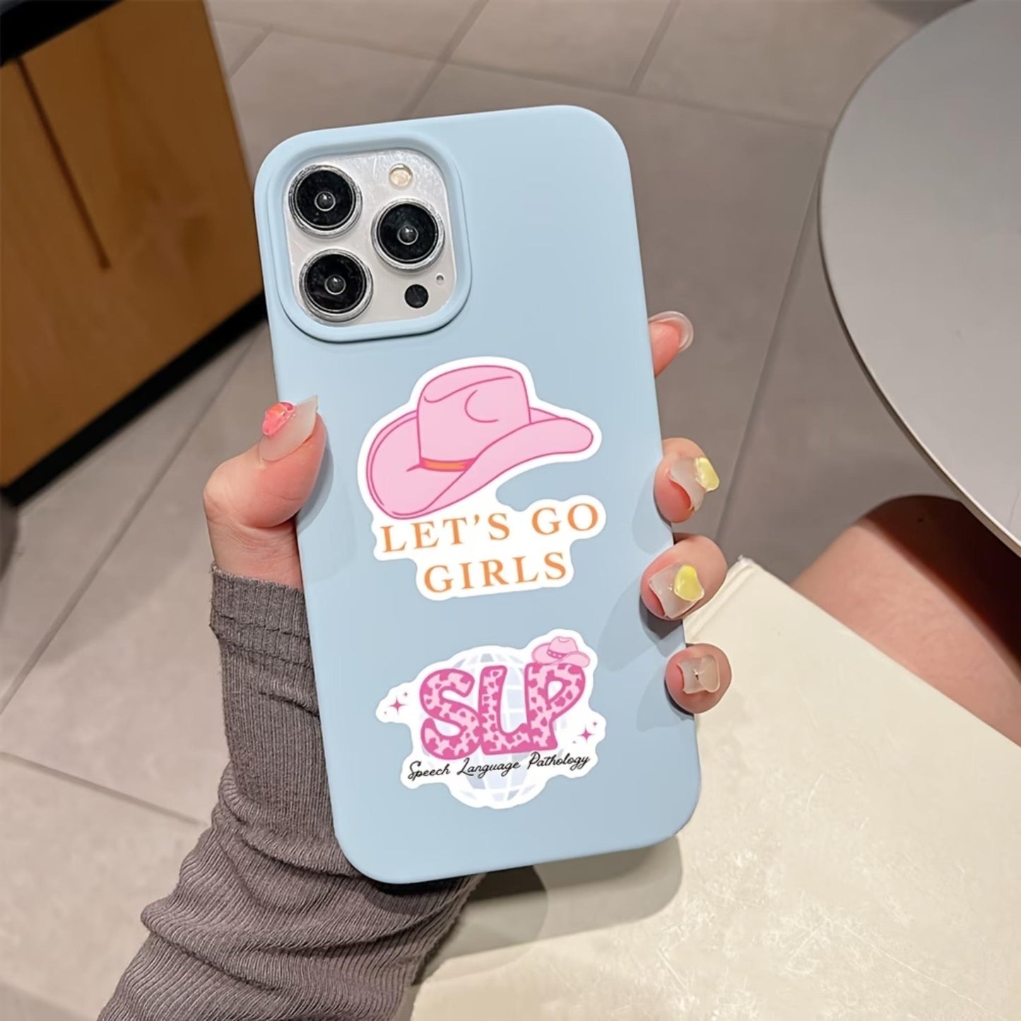 50pcs Disco Cowgirl Stickers, Girly Aesthetic Sticker Pack, Y2K Stickers, Retro Stickers, Kindle Stickers, Planner, Laptop, Phone Case