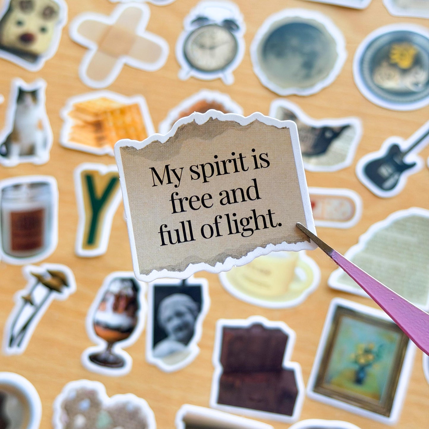 60pcs Brown Aesthetic Vinyl Stickers, Old School, Nostalgic Autumn, Y2K, Retro Stickers, Kindle, Planner, Laptop, Phone Case