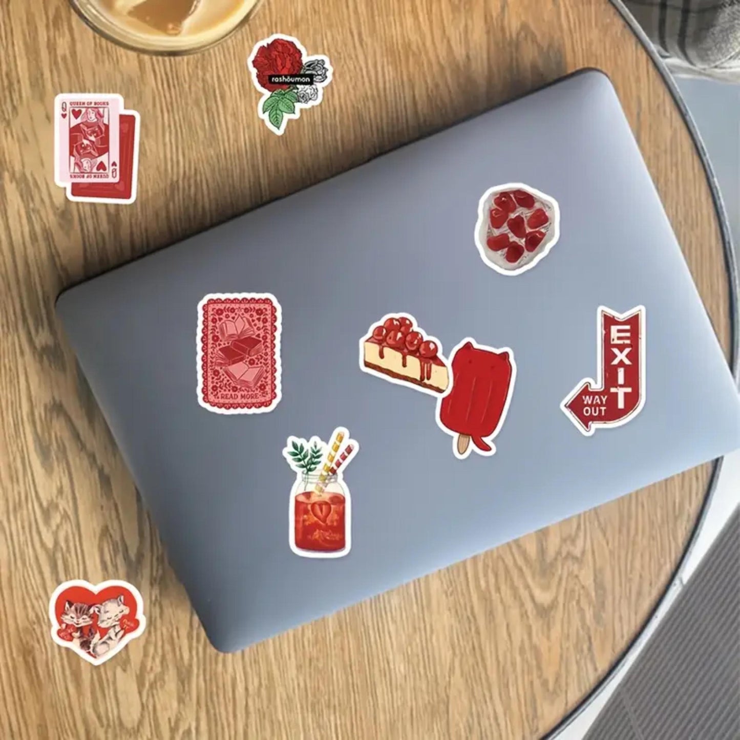 30 Red Valentine  Corny stickers, Romance Stickers, Red Romance, lover Stickers, Valentines Day Love, Planner, Laptop, Phone Case