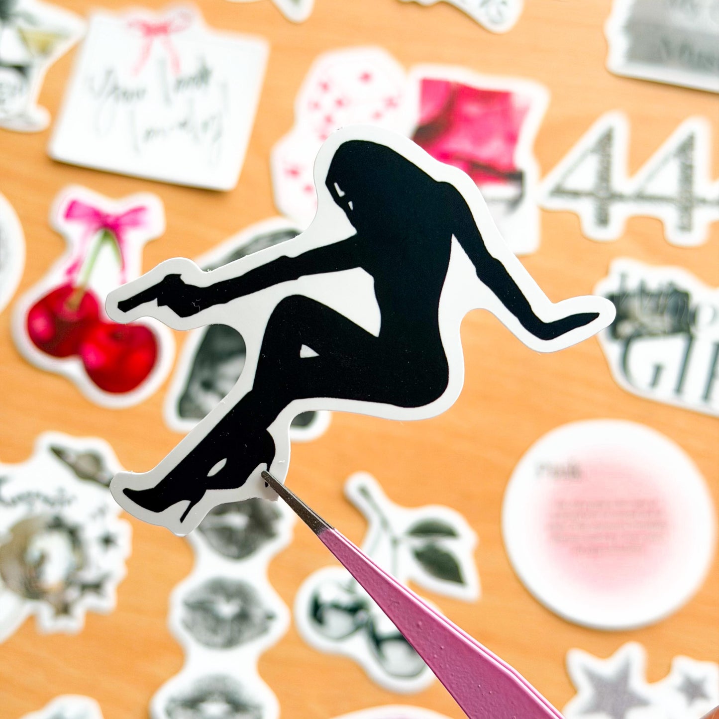 50pcs Silver Downtown Girly Aesthetic Stickers, Y2K Stickers, 444, Lucky, Retro, Coquette Pinterest Kindle, Planner, Laptop, Phone Case