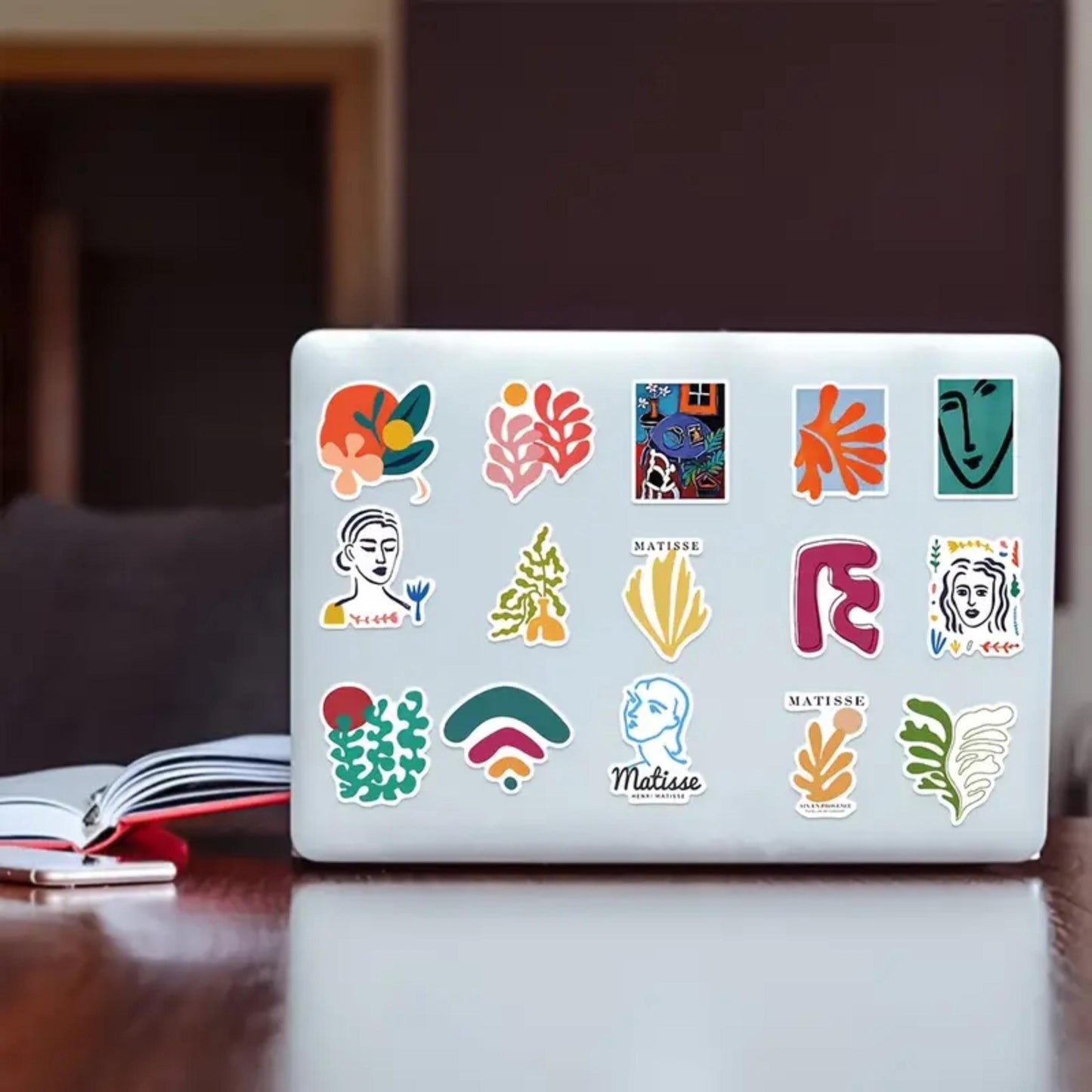 50 Matisse Stickers Pack, Vinyl abstract art, Die Cut Decal Set, Waterproof, Aesthetic, Planner Scrapbook, abstract, Skateboard Laptop Phone