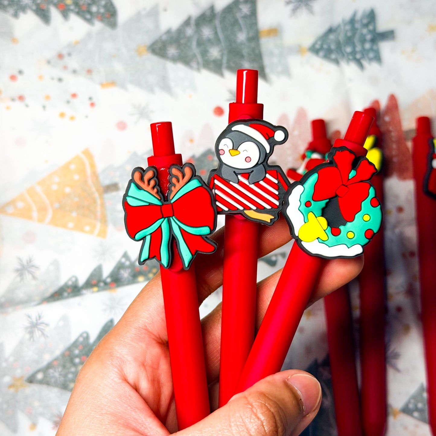 Personalized ballpoint Pen, Christmas Pen, Custom Name or Logo, Black ink, Christmas Gift, Teacher Gift, Colleague present, Company Giveaway