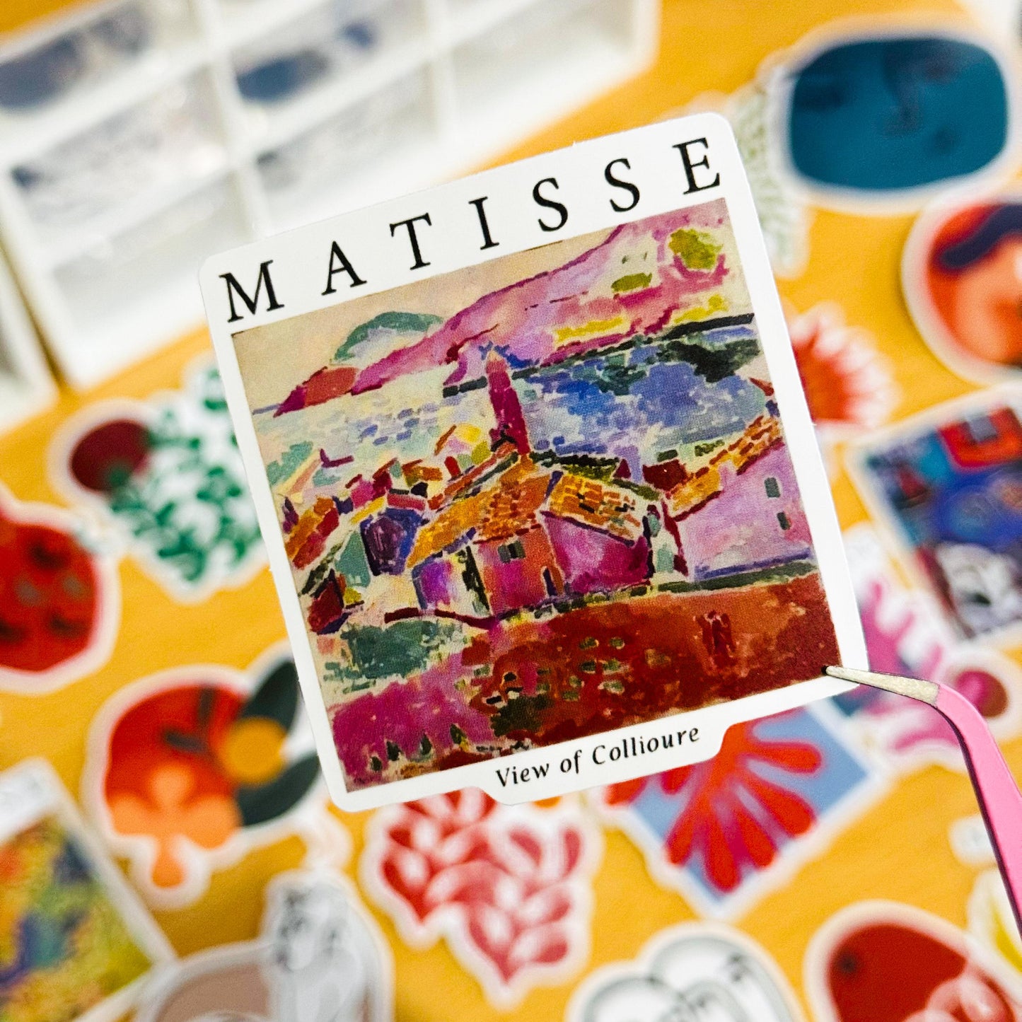 50 Matisse Stickers Pack, Vinyl abstract art, Die Cut Decal Set, Waterproof, Aesthetic, Planner Scrapbook, abstract, Skateboard Laptop Phone