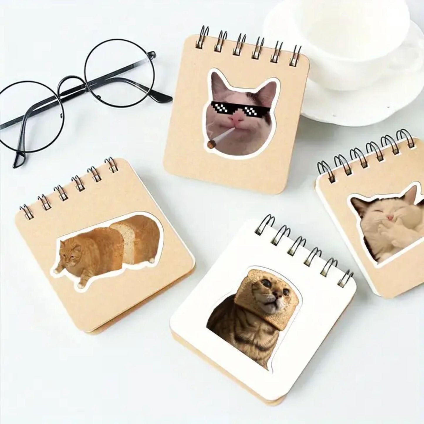 100 Pcs Cat Meme Stickers, Funny Cat sticker, Funny Waterproof Stickers Decals For Motorcycle, Laptop, Luggage, Water Bottle, Phone case