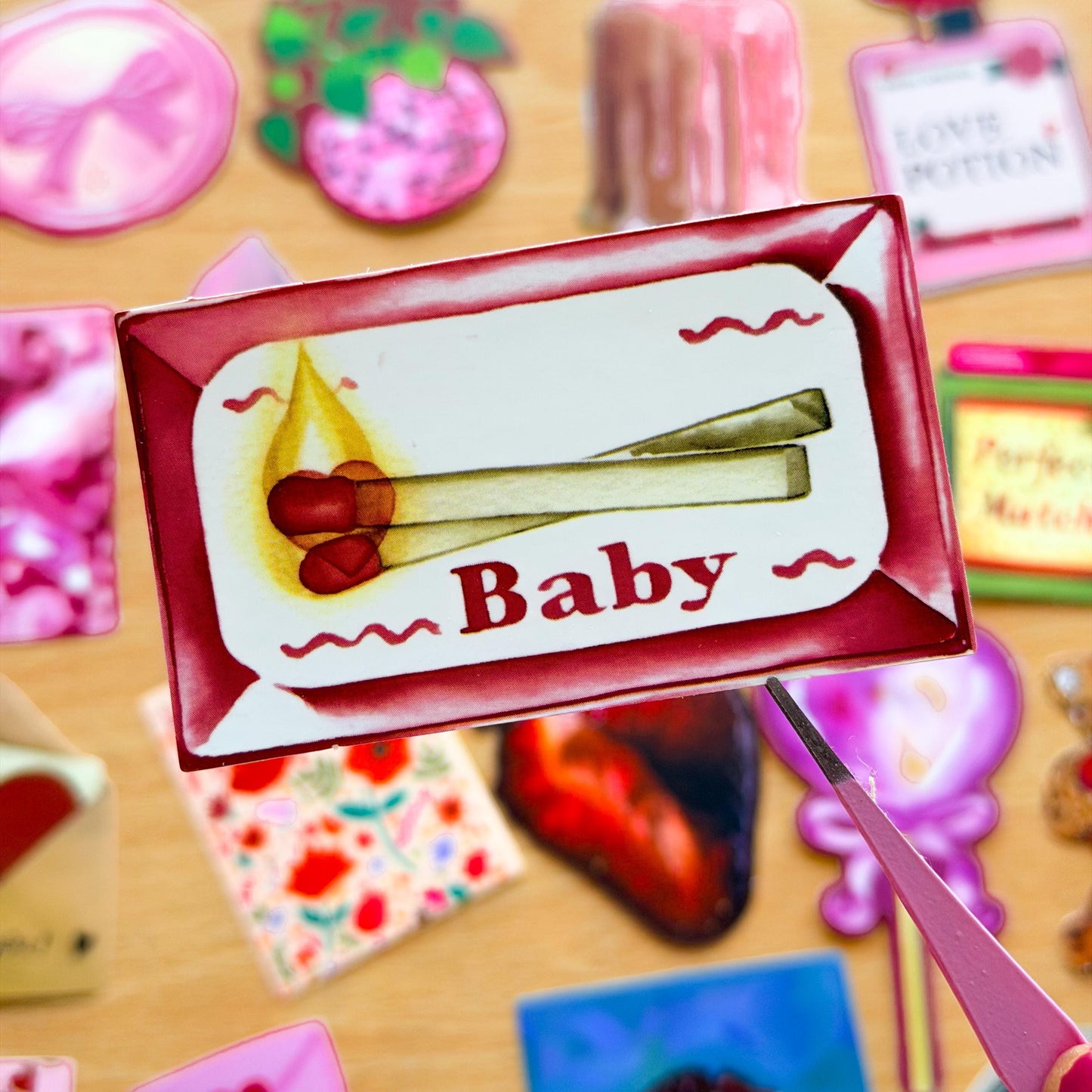 50 Red Valentines Day stickers, Romance Stickers, Red Romance, Pink lover Stickers, Valentines Day Love, Planner, Laptop, Phone Case