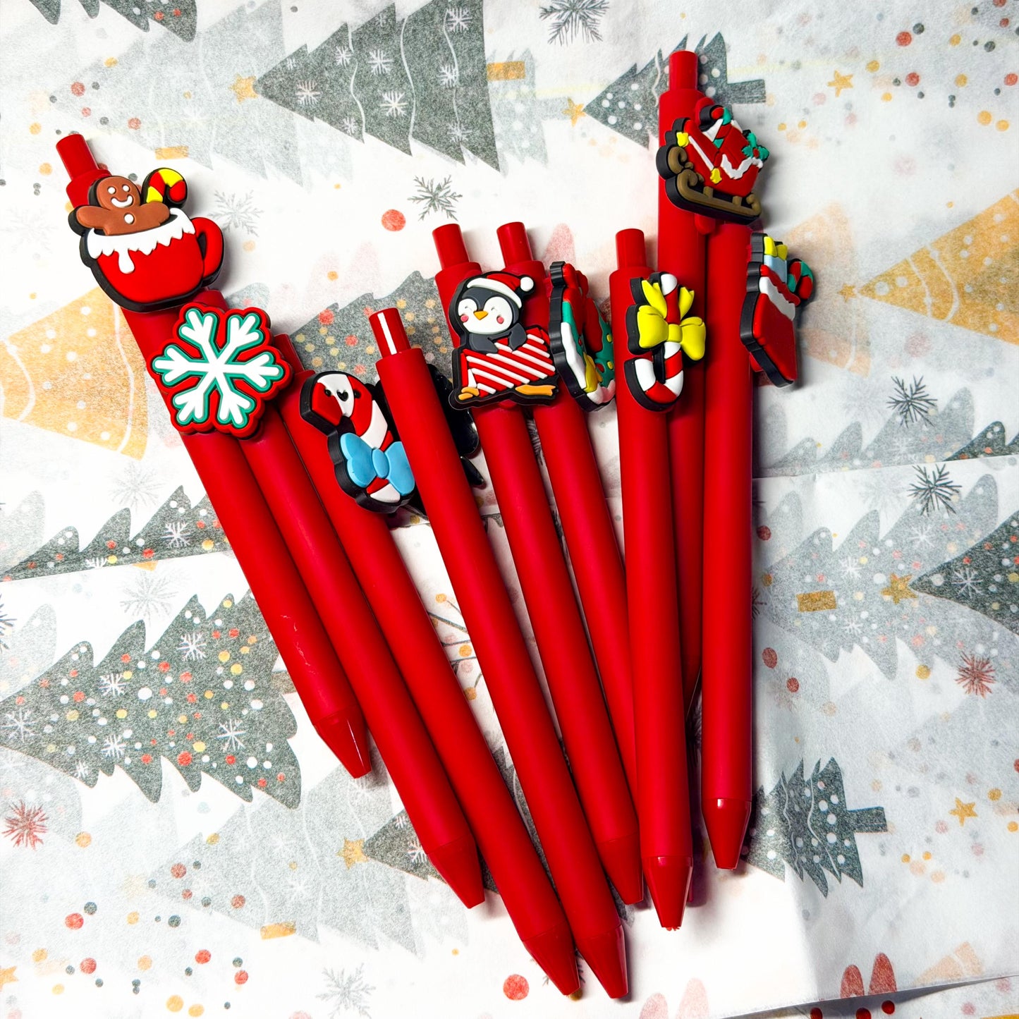 Personalized ballpoint Pen, Christmas Pen, Custom Name or Logo, Black ink, Christmas Gift, Teacher Gift, Colleague present, Company Giveaway