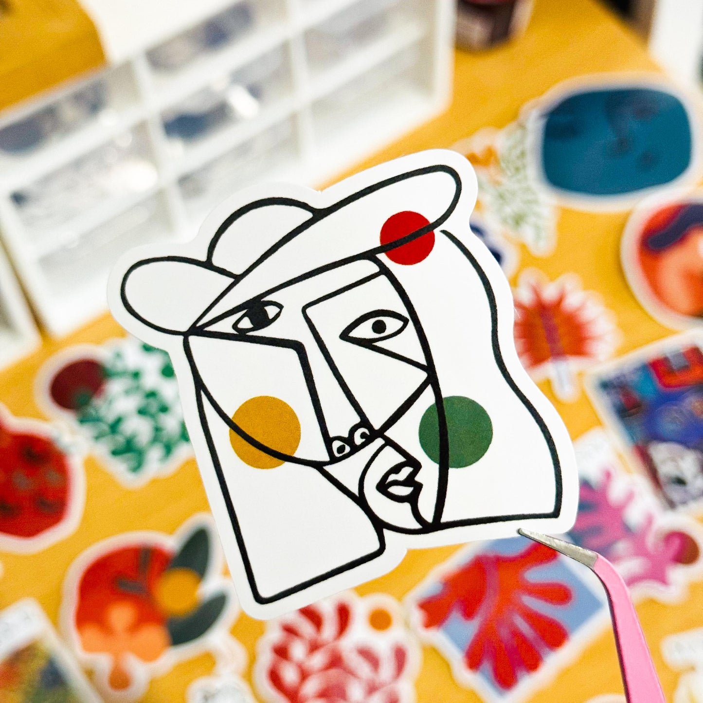50 Matisse Stickers Pack, Vinyl abstract art, Die Cut Decal Set, Waterproof, Aesthetic, Planner Scrapbook, abstract, Skateboard Laptop Phone