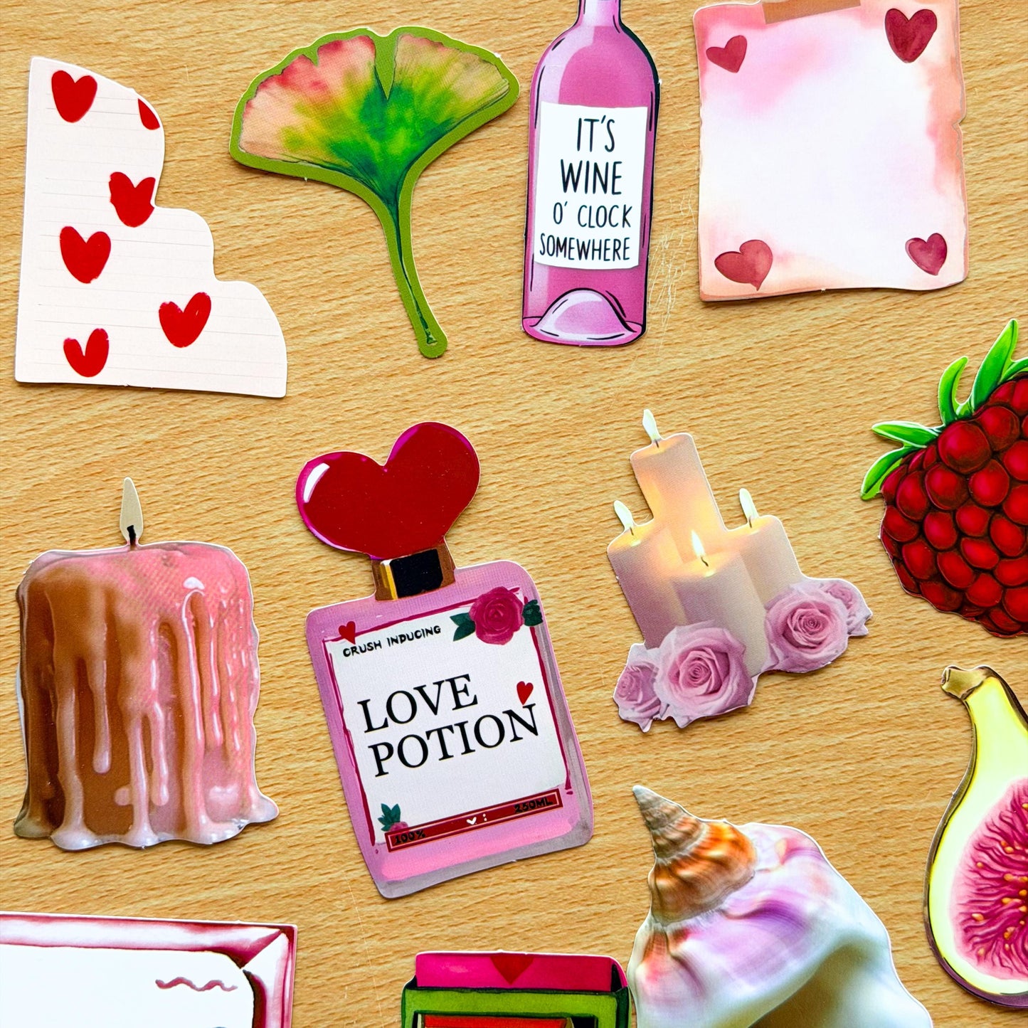 50 Red Valentines Day stickers, Romance Stickers, Red Romance, Pink lover Stickers, Valentines Day Love, Planner, Laptop, Phone Case