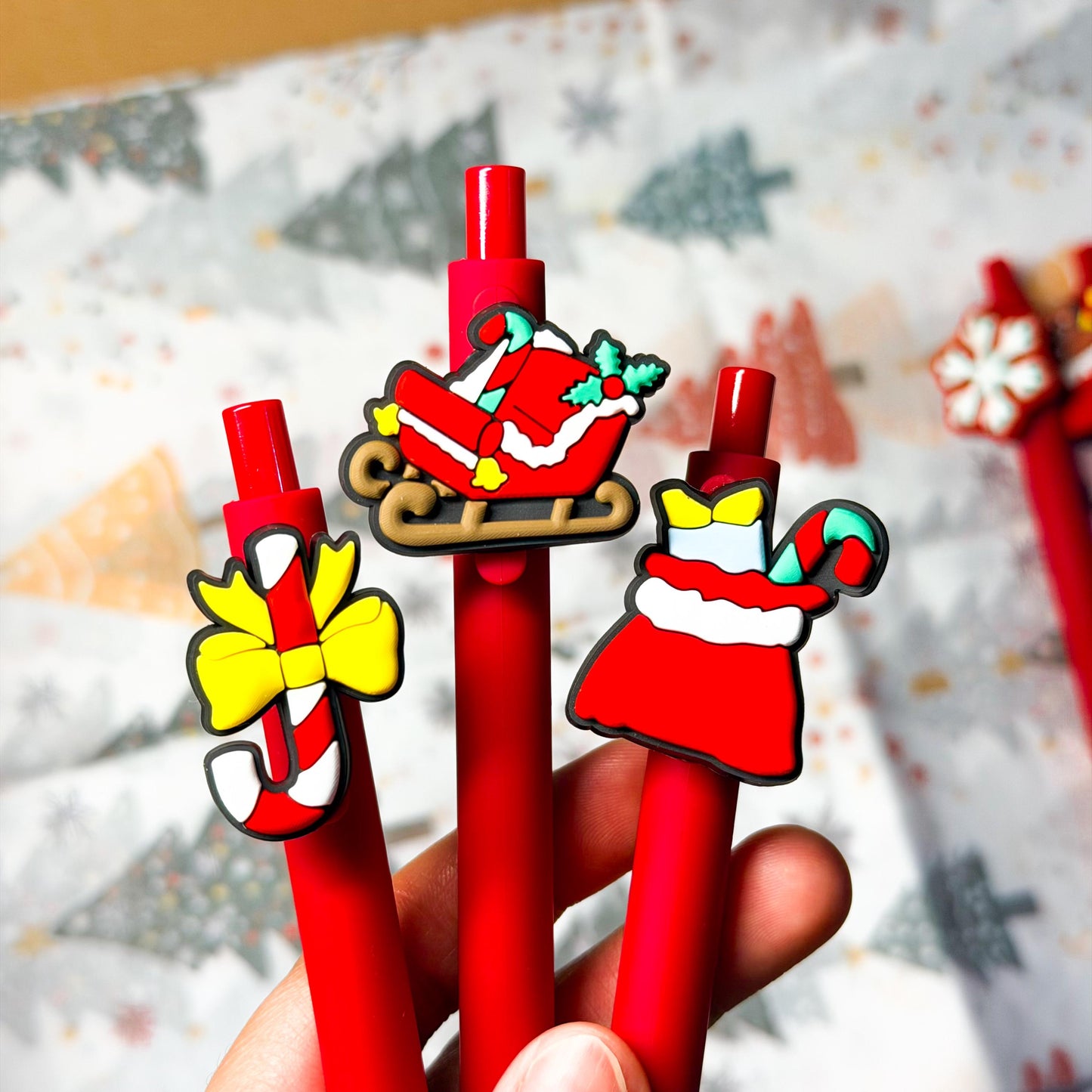 Personalized ballpoint Pen, Christmas Pen, Custom Name or Logo, Black ink, Christmas Gift, Teacher Gift, Colleague present, Company Giveaway