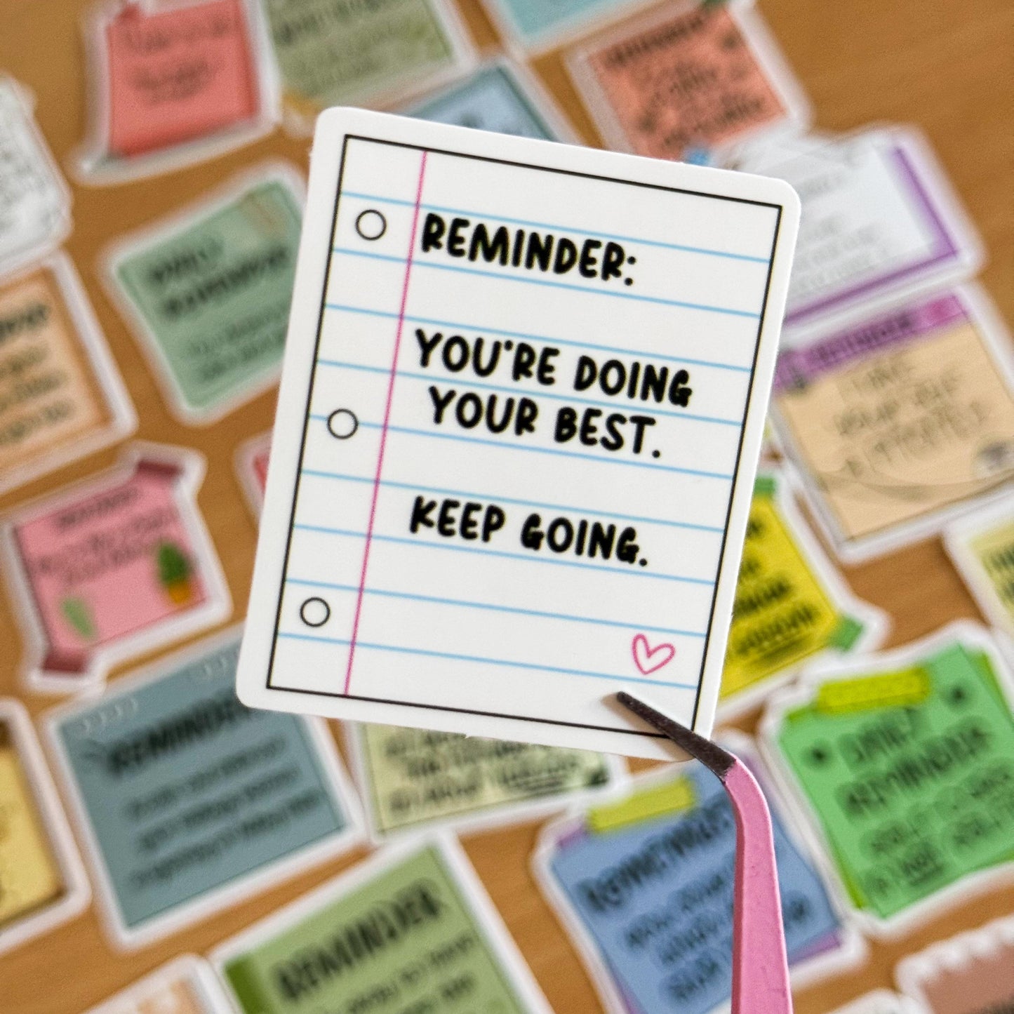 50 Pcs Positive Affirmation Stickers Set, Reminder Sticky Notes, Self Love, PVC Waterproof Decals Journals, Phone Cases, Laptops, Bottles