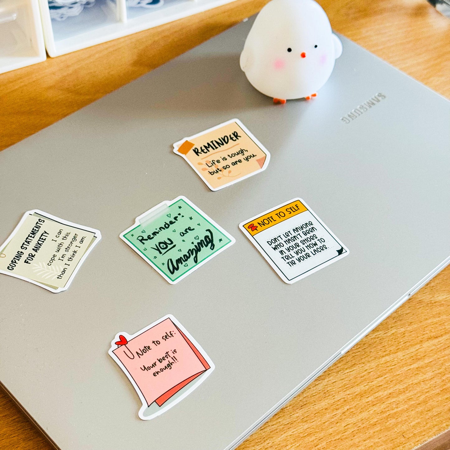 50 Pcs Positive Affirmation Stickers Set, Reminder Sticky Notes, Self Love, PVC Waterproof Decals Journals, Phone Cases, Laptops, Bottles